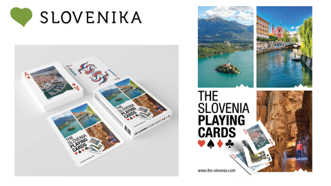 Popoln spominek iz Slovenije – igralne karte z domačimi motivi