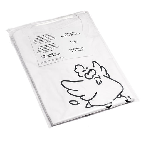 Majica Only in Slovenia™ - GET KICKED BY A HEN