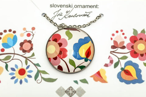 Medaljon slovenski ornament Jože Karlovšek