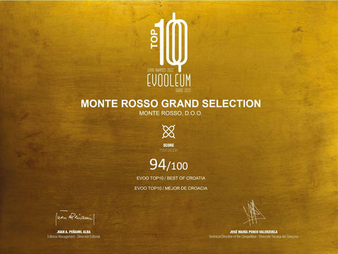 Monterosso Grand Selection 0,5l Ekstra deviško oljčno olje