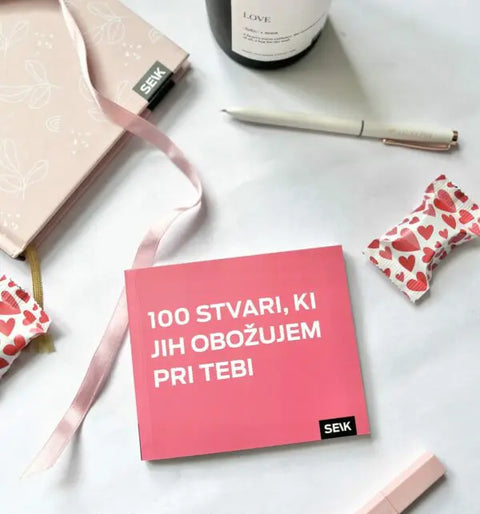 Knjiga 100 stvari, ki jih obožujem pri tebi