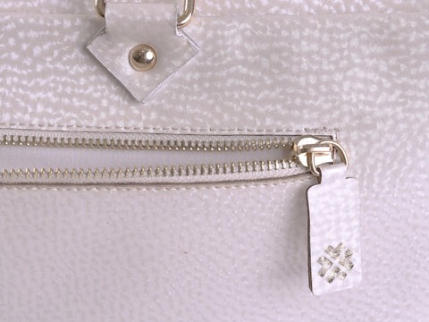 Torba Cube - bela naramna