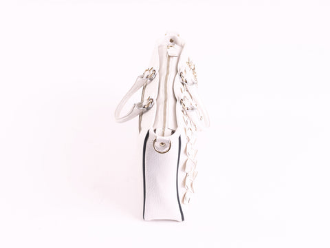 Torba Cube - bela naramna