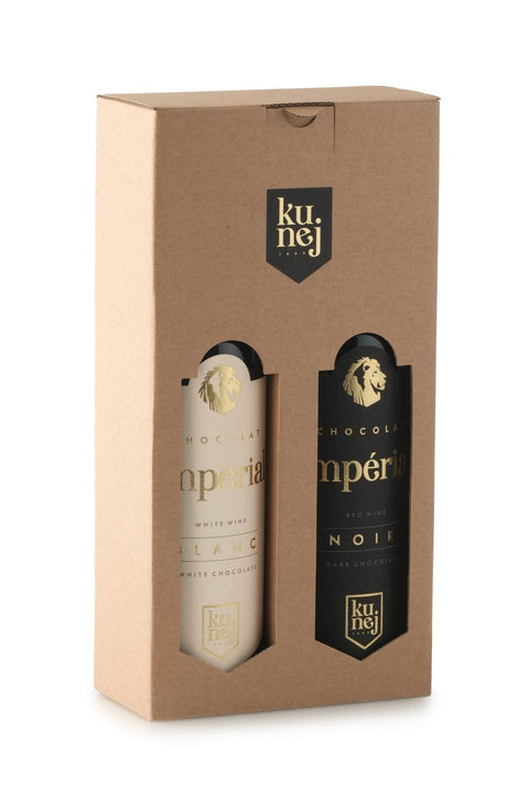 Darilni paket dvojček - Čokoladno vino Chocolat Imperial, 2 x 0.375 l