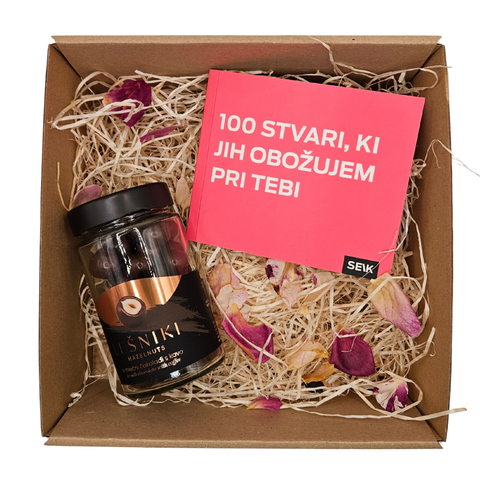 Darilo za valentinovo - paket Sladko presenečenje