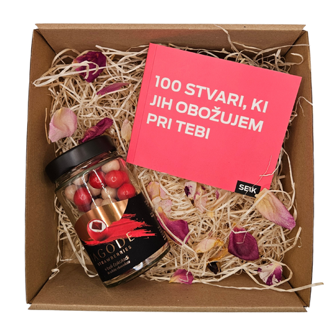 Darilo za valentinovo - paket Sladko presenečenje