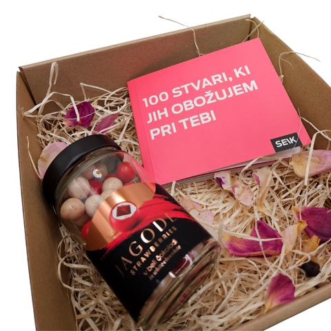 Darilo za valentinovo - paket Sladko presenečenje
