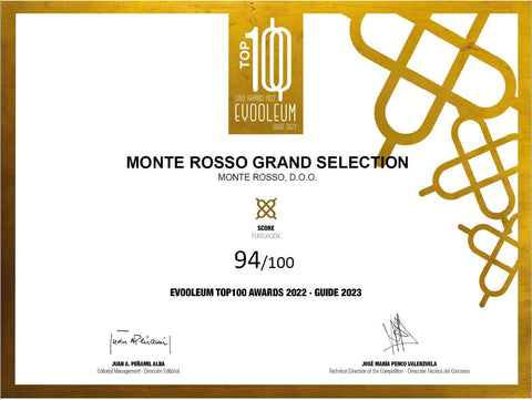 Monterosso Grand Selection 0,5l Ekstra deviško oljčno olje