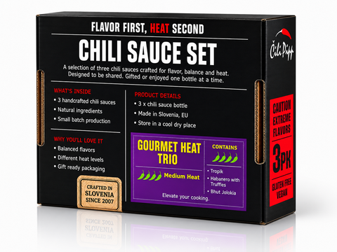 Gourmet Heat Trio Gift Box 3x100g