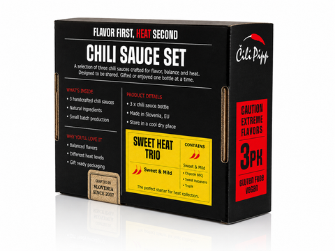 Sweet Heat Trio Gift Box 3x100g