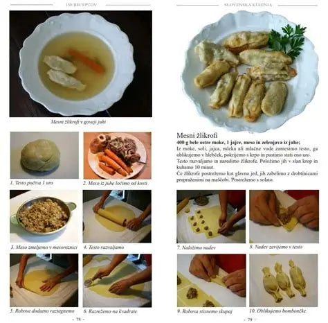 Slovenska kuhinja - Andrej A. Fric , Matjaž in Mira Chvatal