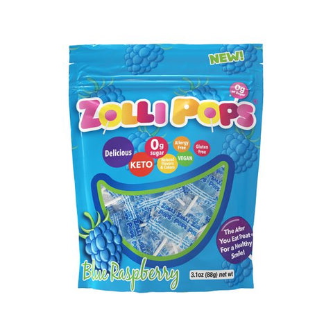 Vrečka ZOLLIPOPS lizik – MODRA MALINA