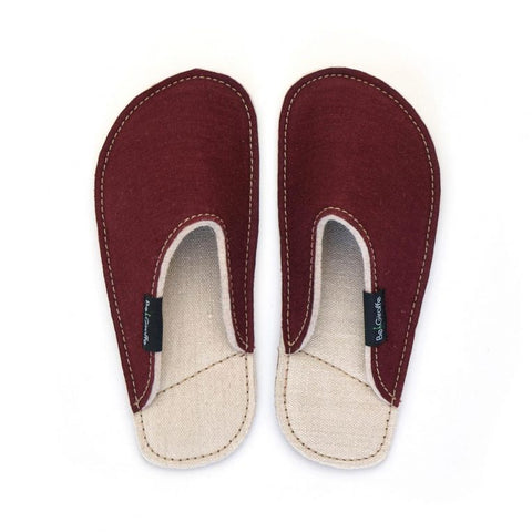 Begiraffe, copati Burgundy Rose