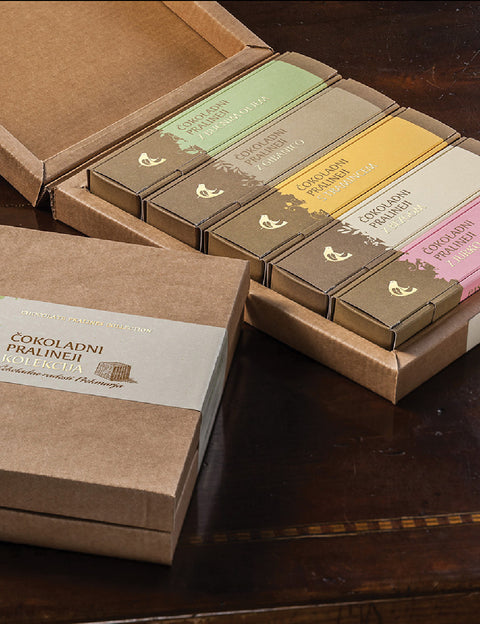 Kolekcija pralinejev "Čokoladne radosti Prekmurja" / 275g