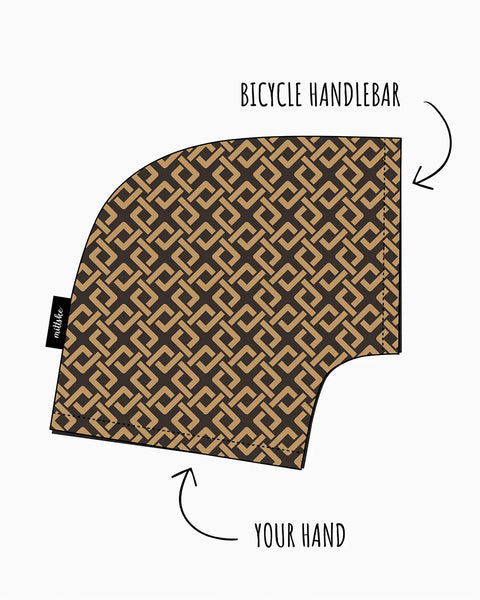 Rokavičke Mittske Brown Chain