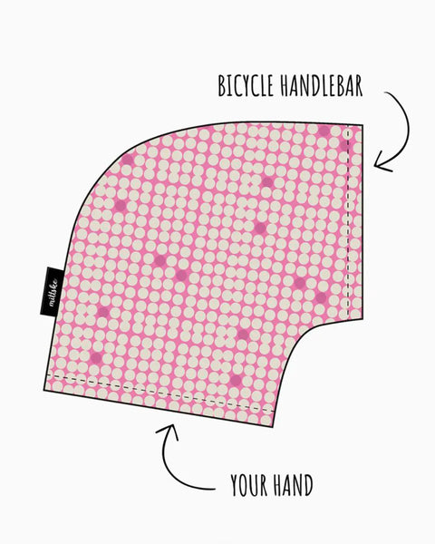 Rokavičke Mittske White Pinky Dots