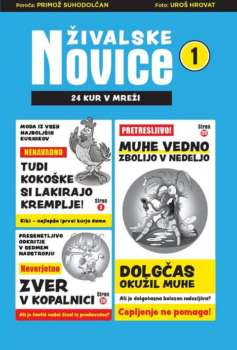 Živalske novice 1 - 24 kur v mreži