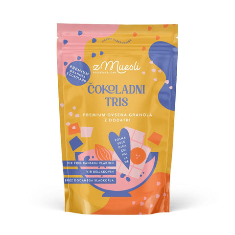 zMuesli Čokoladna granola - Čokoladni tris