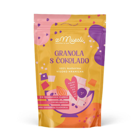 zMuesli Čokoladna granola - Čokoladno presenečenje