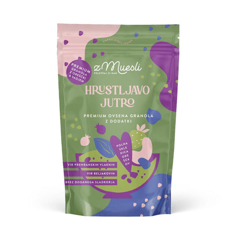 zMuesli granola z oreščki - Hrustljavo jutro