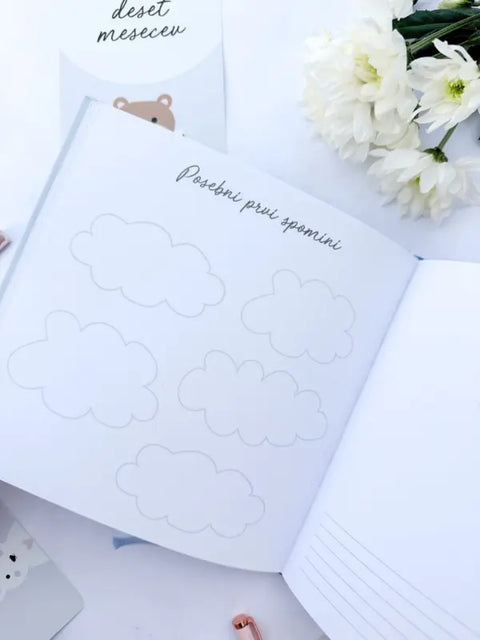 Dojenčkova spominska knjiga – Zvezda je rojena, moja prva leta (modra)